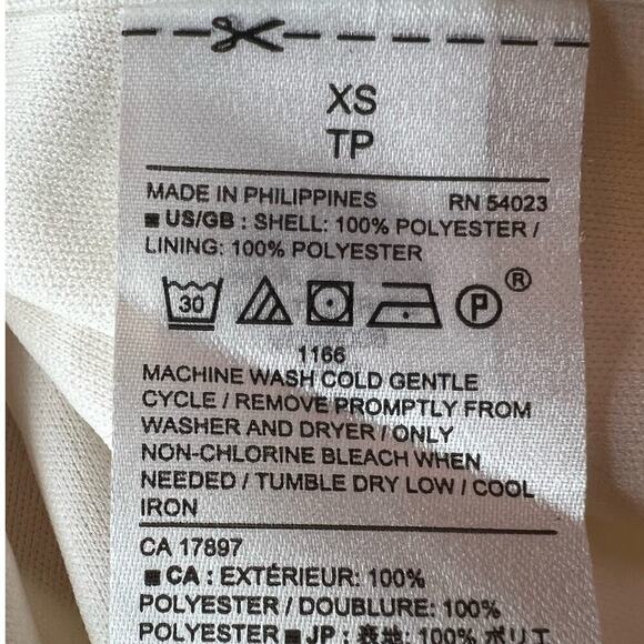 BANANA REPUBLIC Pleated Skirt Striped in Multicolors Women's Size XS - Picture 4 of 6